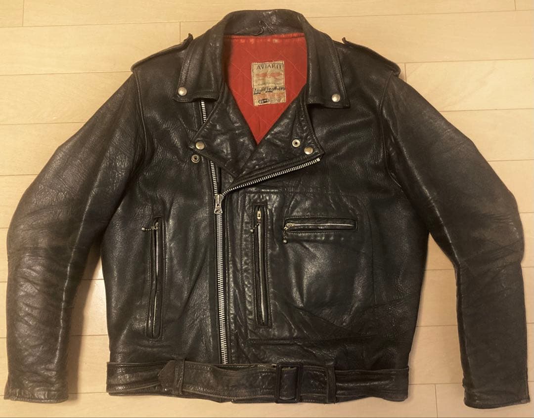 【貴重】60's ルイスレザー ブロンクス ヴィンテージ D LEWIS期