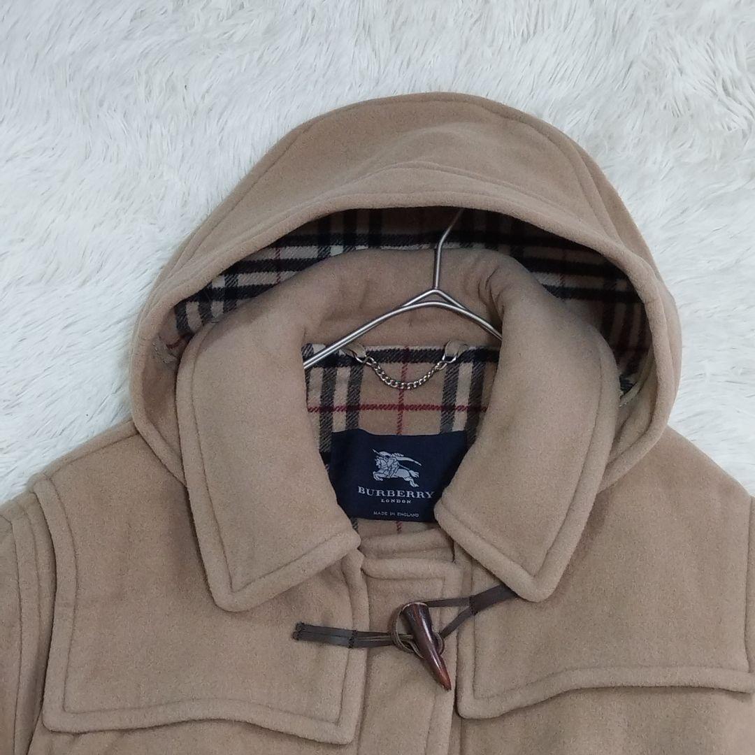 20128✨️バーバリーロンドン 46 ノバチェック ウール ダッフルコート