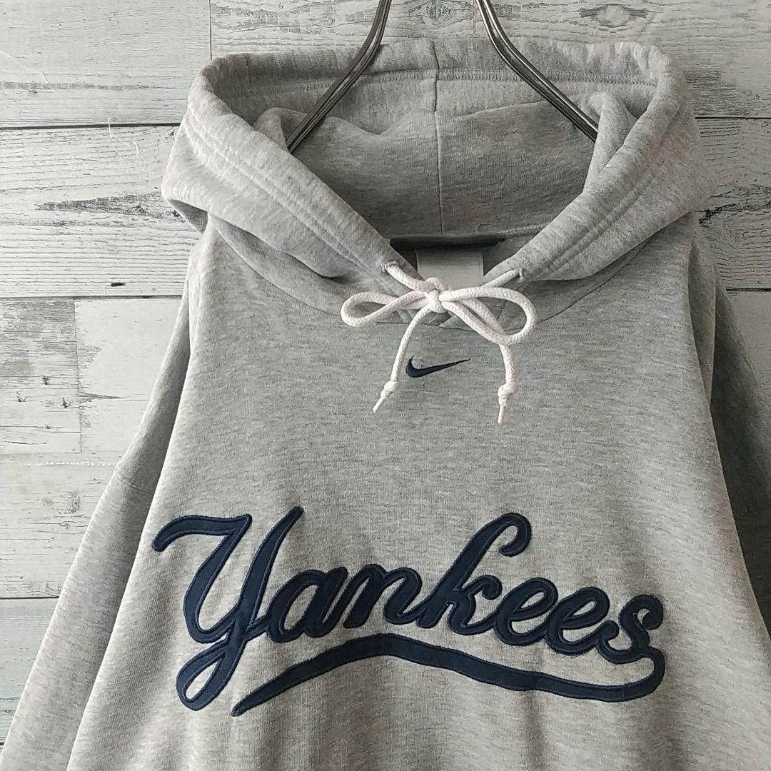 希少サイズ☆ナイキ ヤンキース 刺繍 センターロゴ スウェット 3L相当