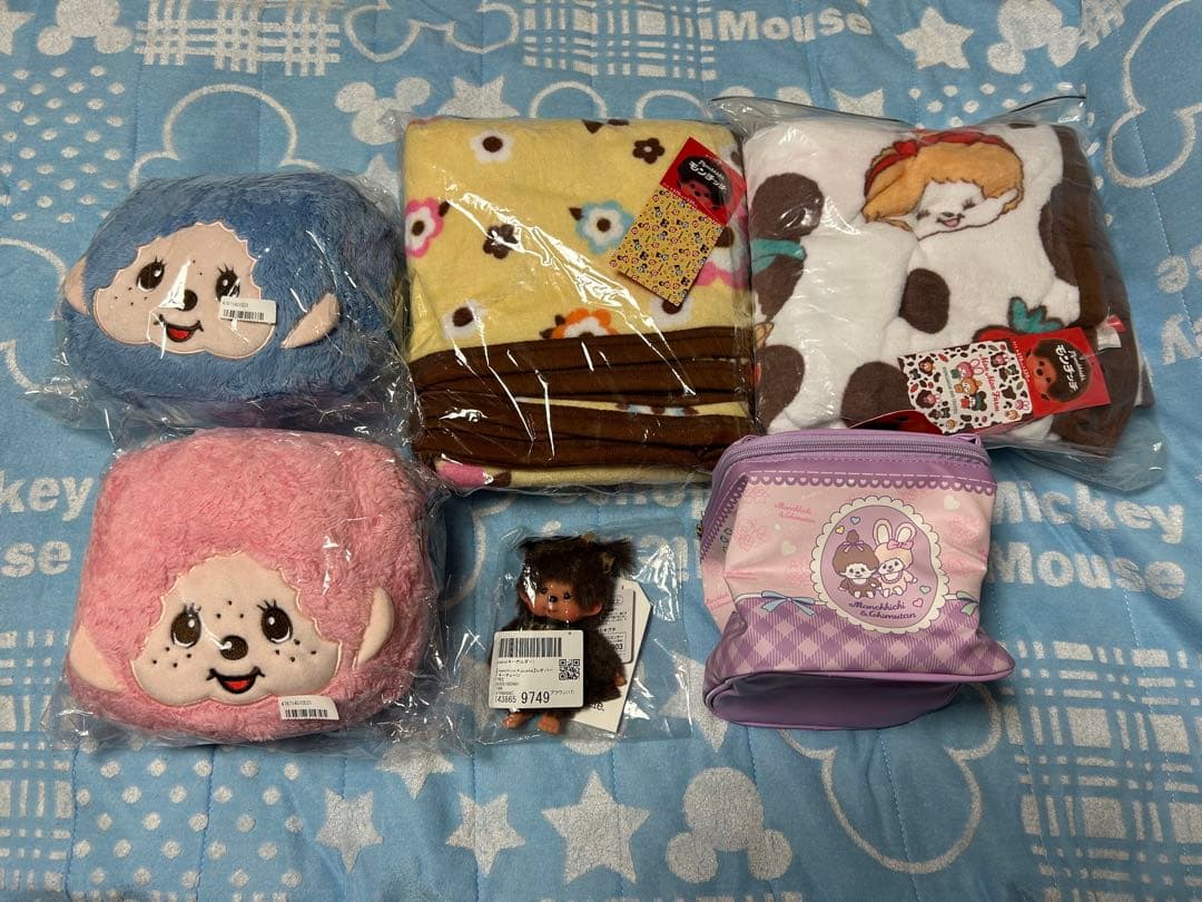 モンチッチ ブランケット6点セット　jouetieモンチッチ jouetie(ジュエティ)」おしゃぶりポーズとそばかすが可愛らしい