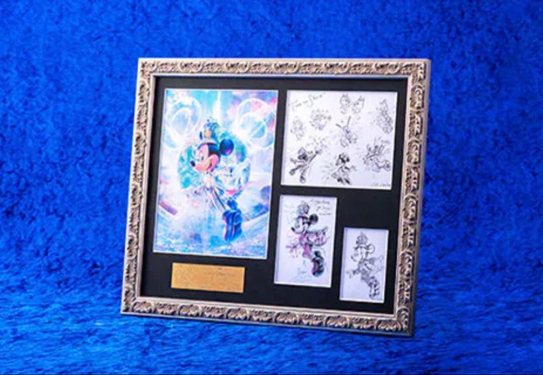 ディズニーシー　20周年　アートフレーム　限定300個 ファンダフル・ディズニー】東京ディズニーシー 20周年記念”限定
