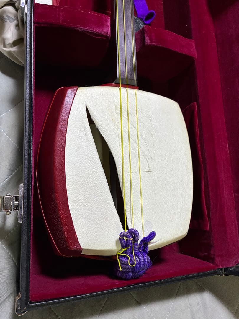 高級津軽三味線！美品です。重量棹1126g