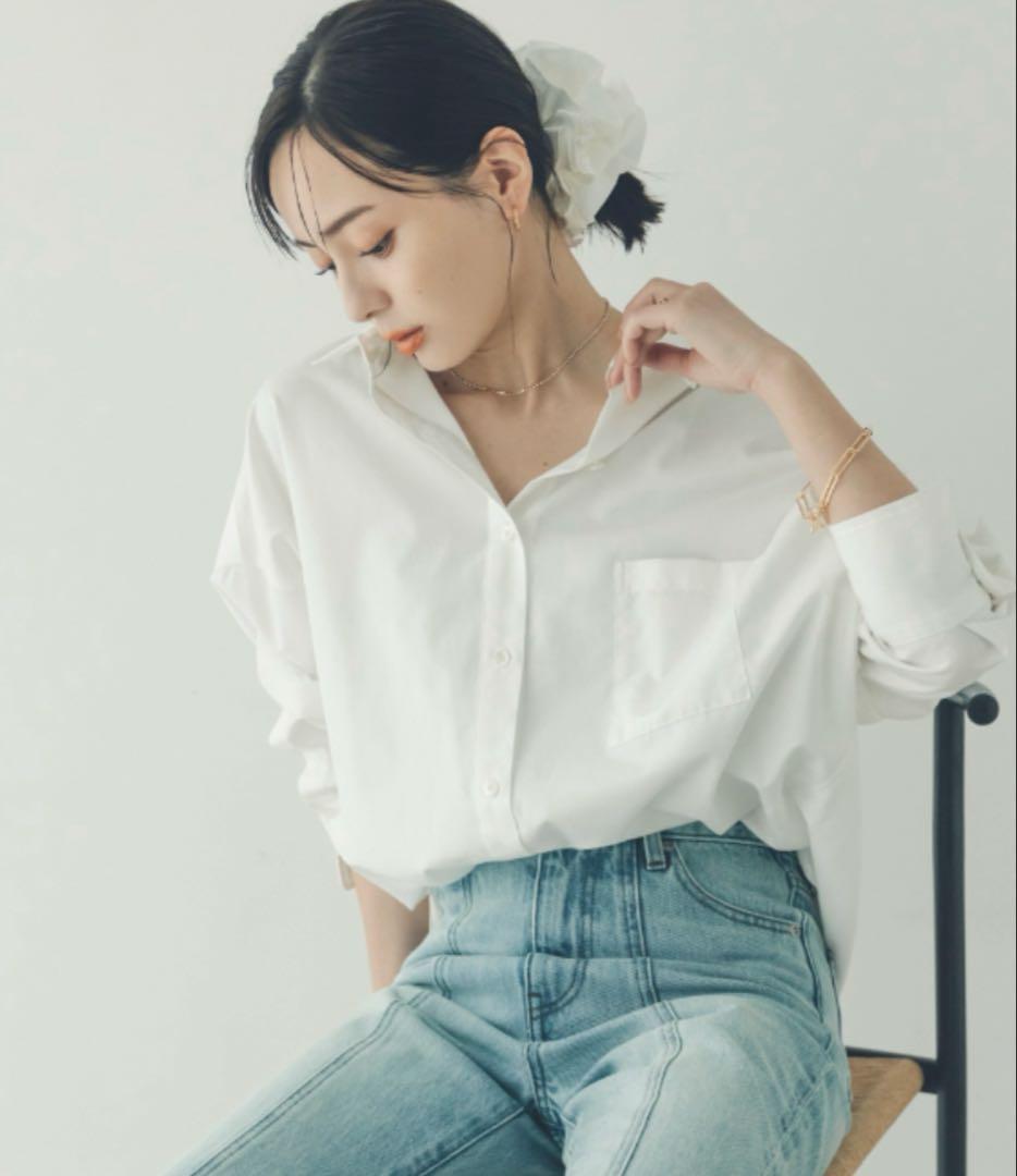 anuans アニュアンス スタンダードシャツ WHITE ホワイト アニュアンス anuans スタンダードシャツ （WHITE） -ファッション通販