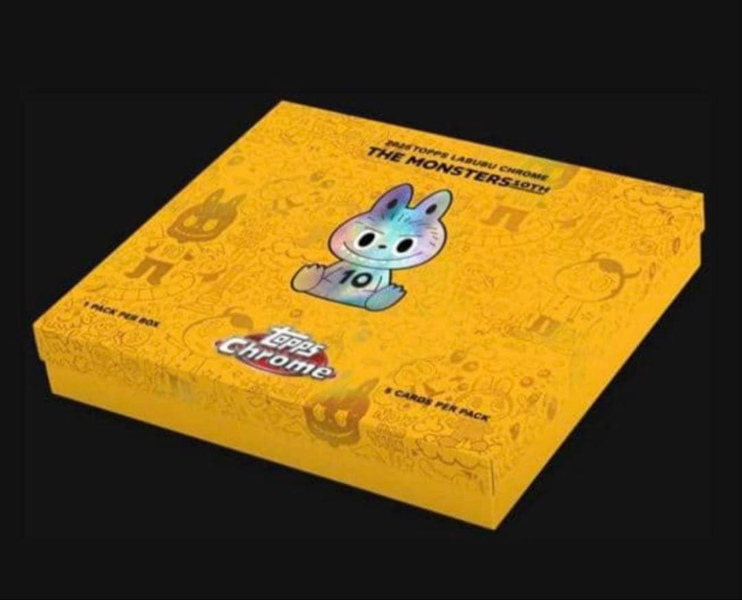 Topps Chrome 10周年記念ボックス ラブブ カード5BOX 2025 Topps Chrome Labubu 10th Anniversary Hobby Box - Legends Fan Shop