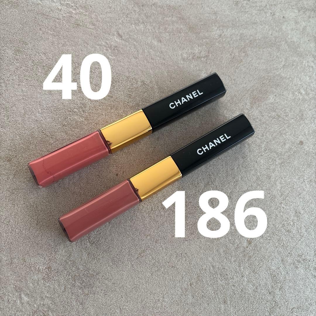 シャネル　ル ルージュ デュオ ウルトラ トゥニュ40&186