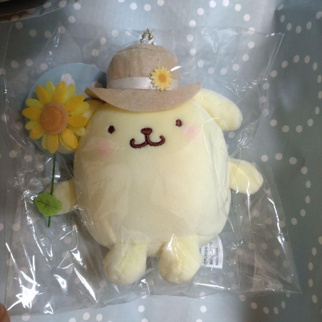 むにゅぐるみパティオ ひまわりもきゅもきゅマスコット　ポムポムプリン