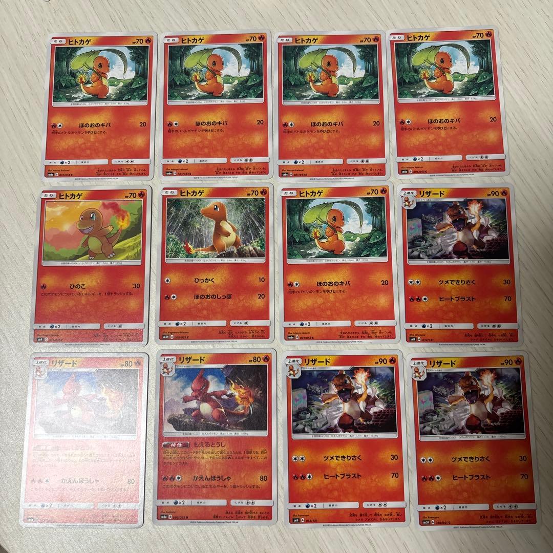 Pokemon Charmander Lizard ヒトカゲ・リザードセット