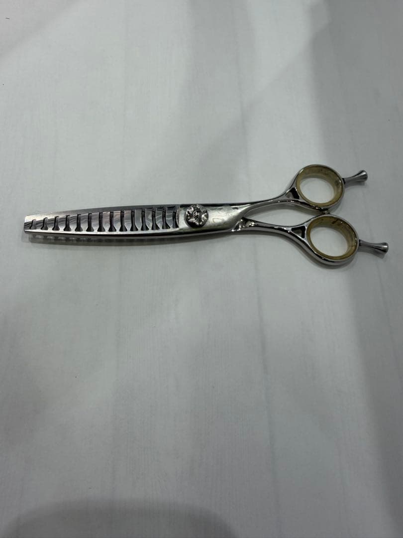 ヘブンスシザー 50%セニングシザー ダマスカス鋼