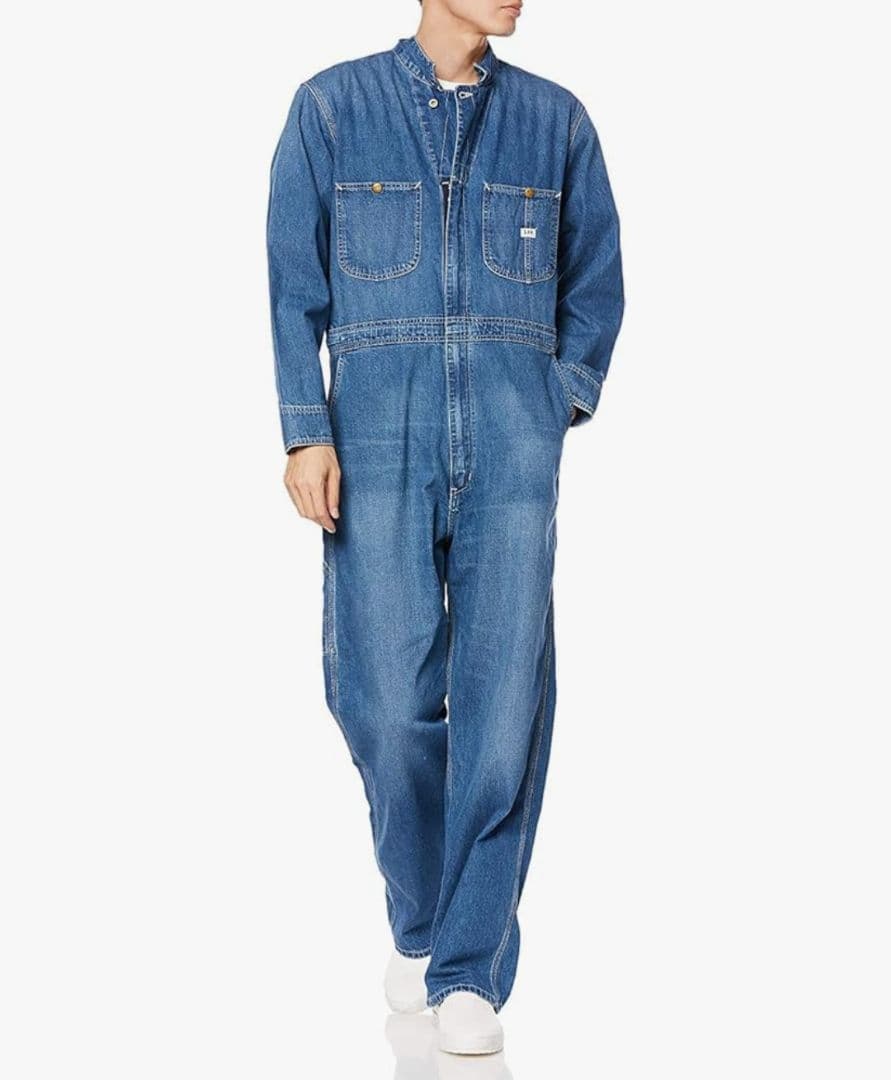 Leeリー ツナギ デニムオールインワン 作業服 男女兼用 新品 メルカリ限定