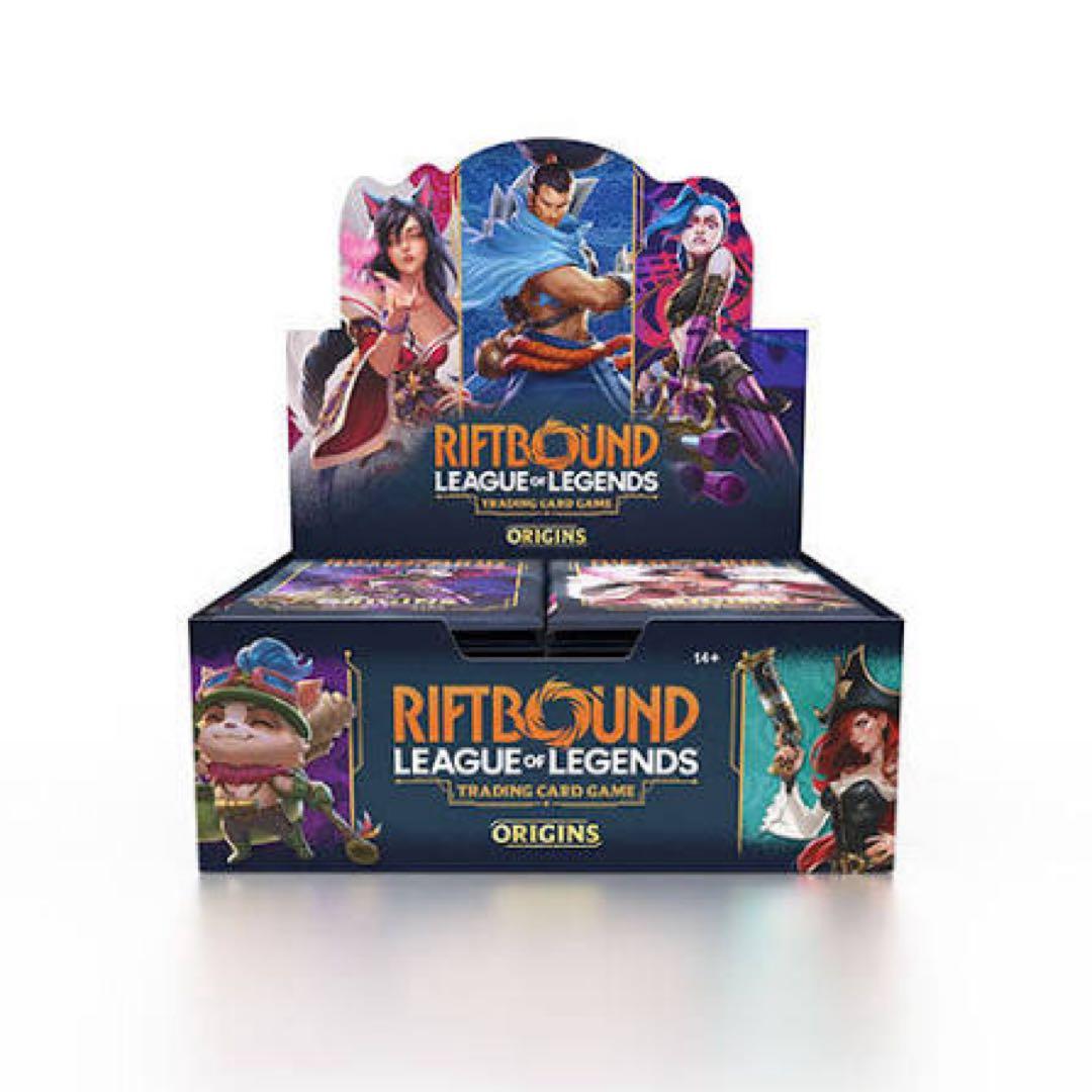【未開封】Riftbound Orgins Booster Box 英語版 初段 RIFTBOUND TCG ORIGINS BOOSTER BOX of 6 ( 1 CASE ) English League