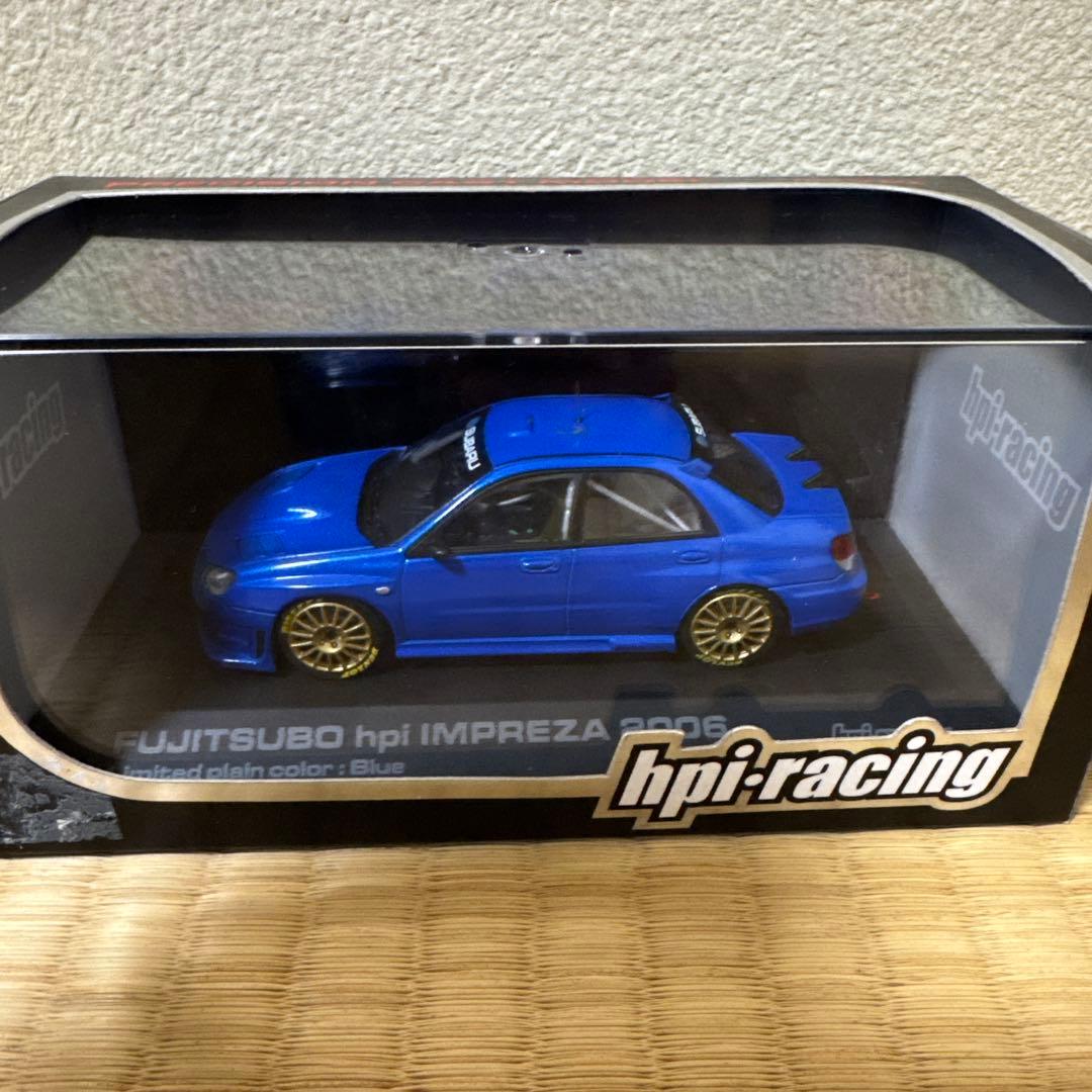 ミニカー hpi-racing 1/43FUJITSUBO hpi IMPREZA2006