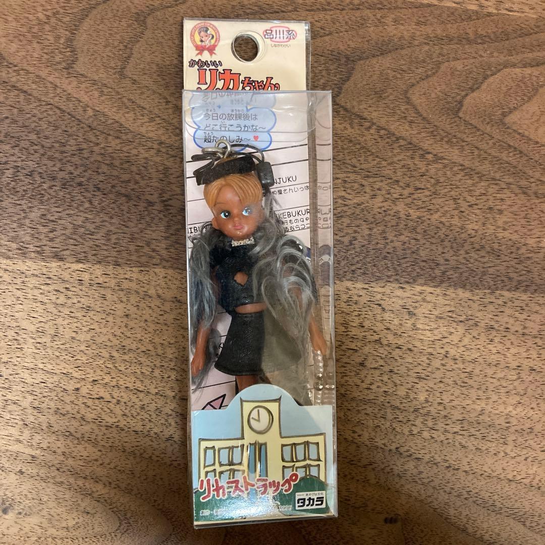 新品未開封【リカちゃんストラップ】ガングロ女子高生JK/日焼けギャル