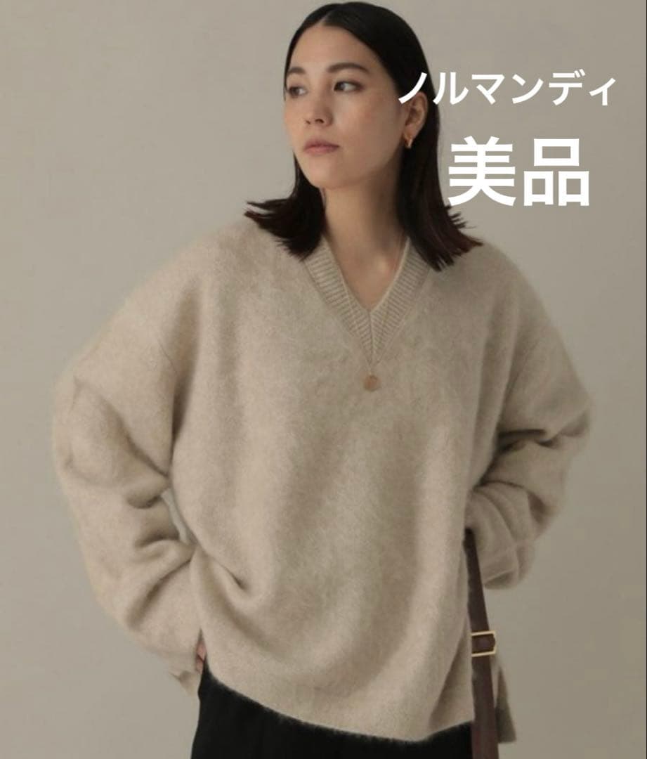 【美品】Chaos カオス　ノルマンディ　カシミヤ　100 Vネックプルオーバー