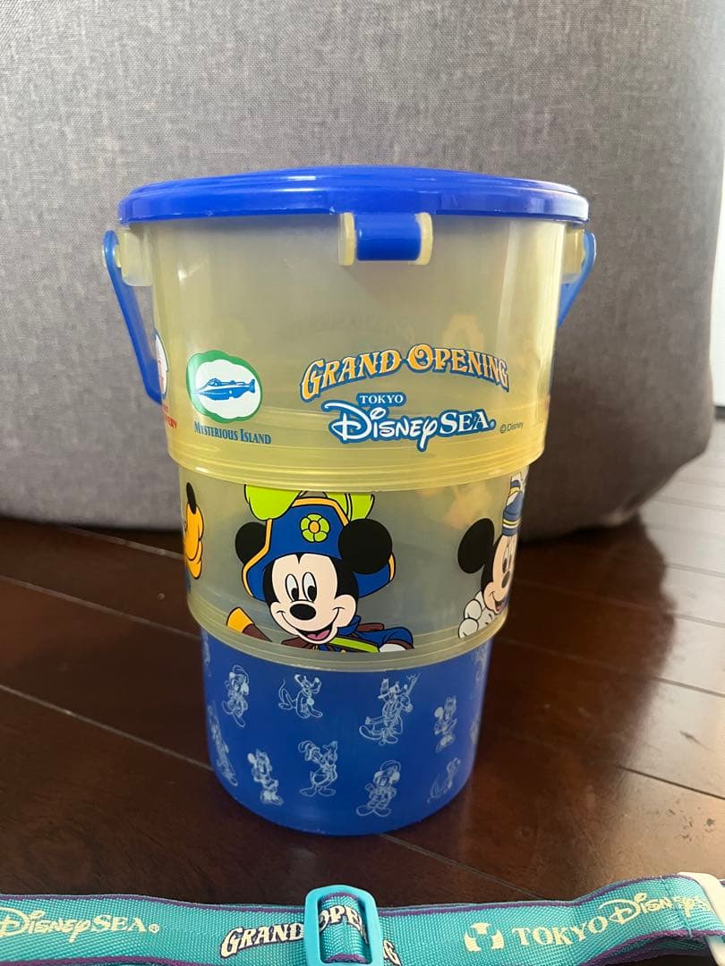 東京ディズニーシー グランドオープニングポップコーンバケット Disney - ポップコーンバケット 東京ディズニーシー グランド