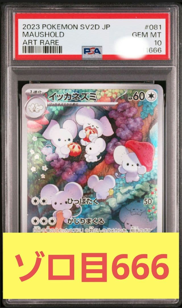 イッカネズミ　AR PSA 10