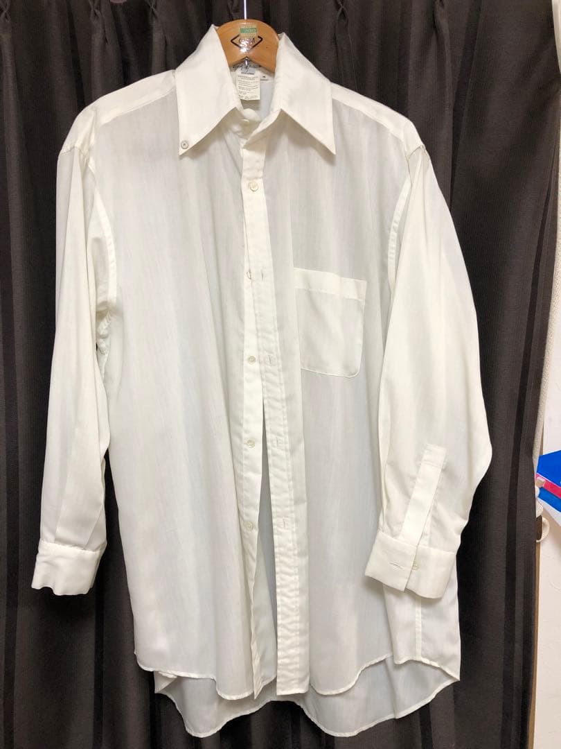 Yohji Yamamoto ホワイト長袖シャツ M ヨウジヤマモト