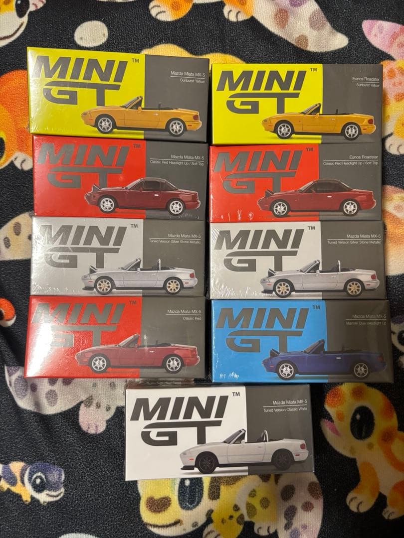 MINI GT 9台セット　ロードスター