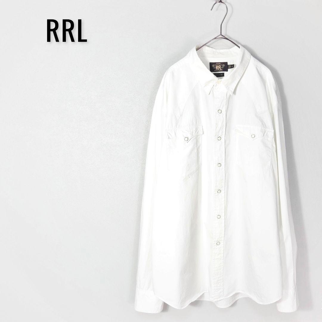 トップス RRL WESTERN SHIRTS WHITE