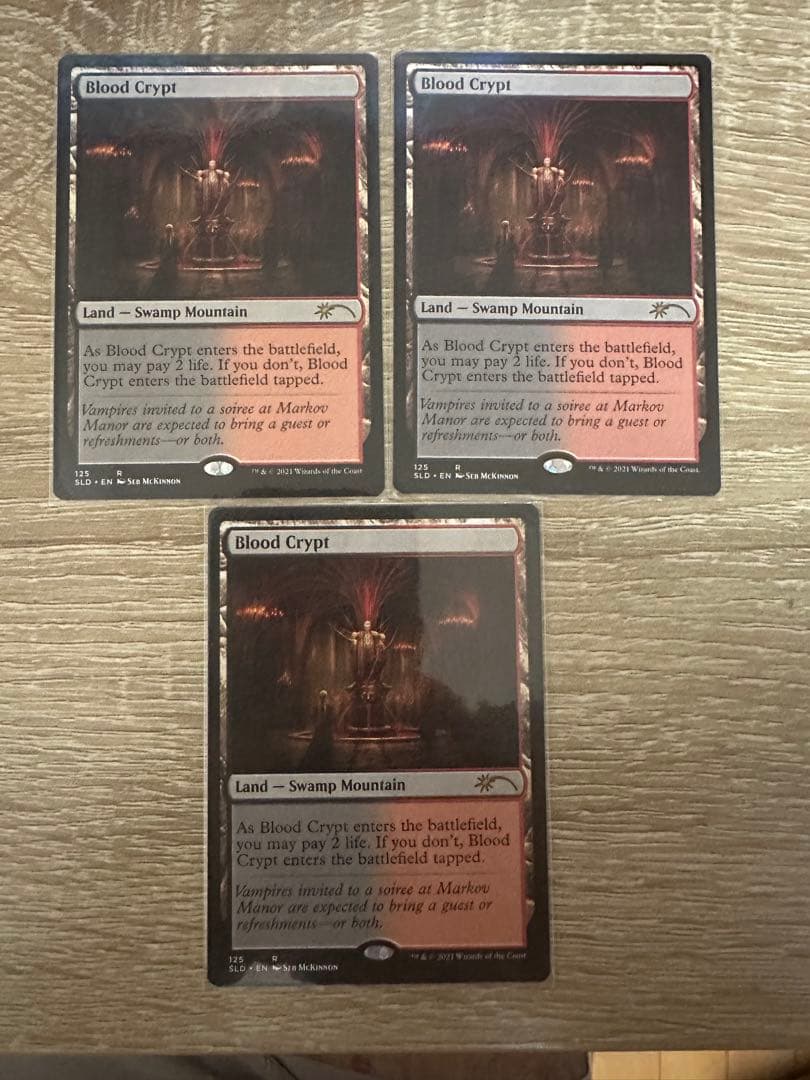 血の墓所　SLD 英語版　3枚セット