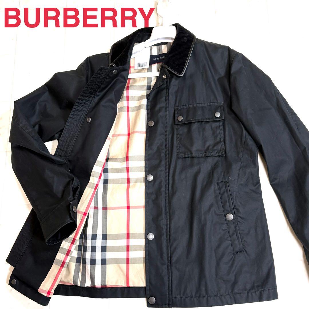 ✨美品✨BURBERRY フィールドジャケット　ミリタリージャケットブラック 00's~ 