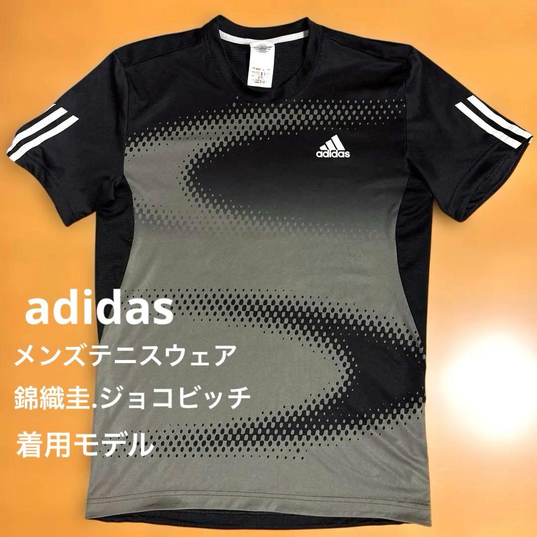 錦織圭、ジョコビッチモデル adidas テニスウェア メンズLサイズ
