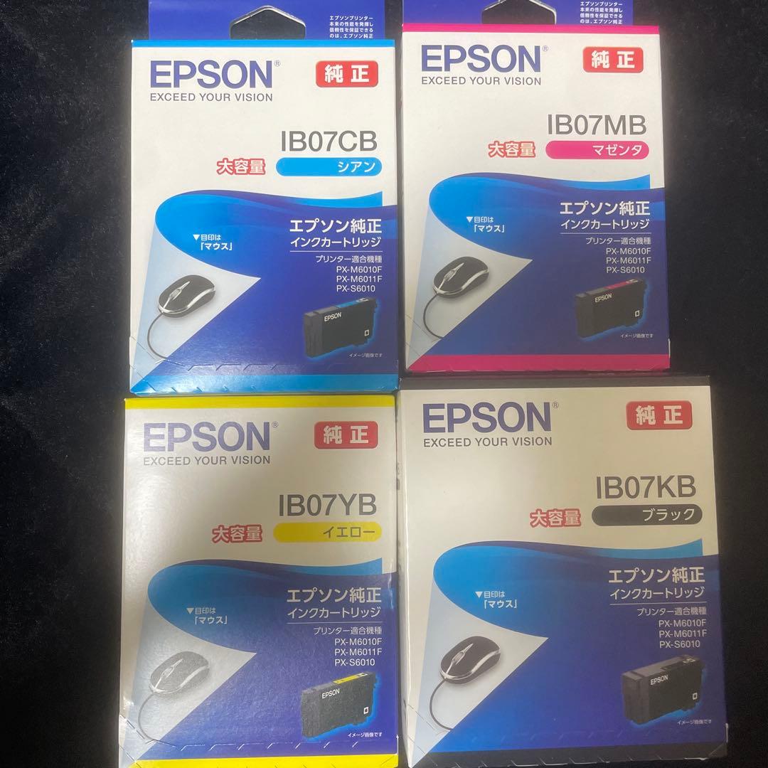 Epson インクカートリッジ 4色セット IB07