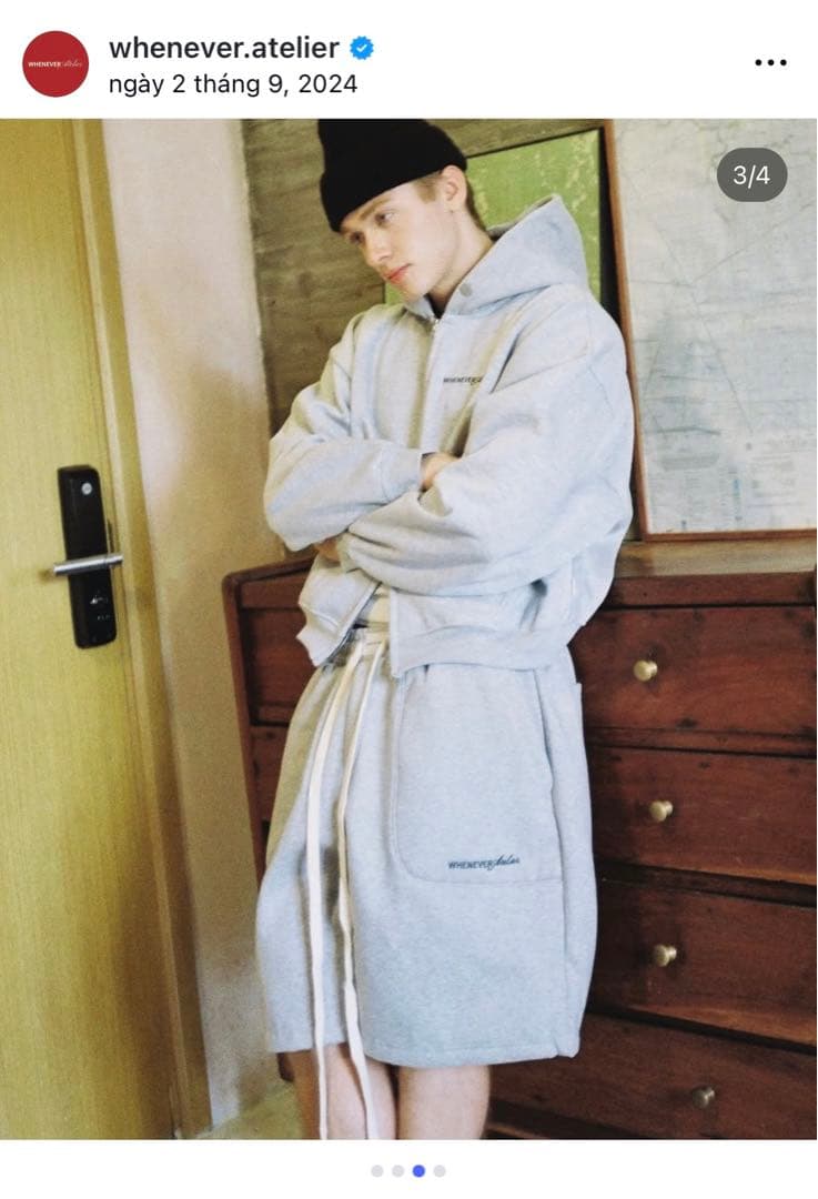 下着・アンダーウェア Whenever.atelier Baggy Sweatshorts sz M