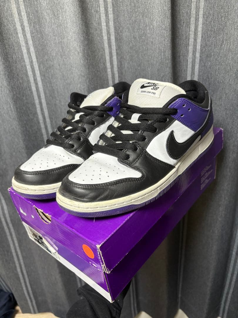 Nike Dunk sb low court purple us9 初版