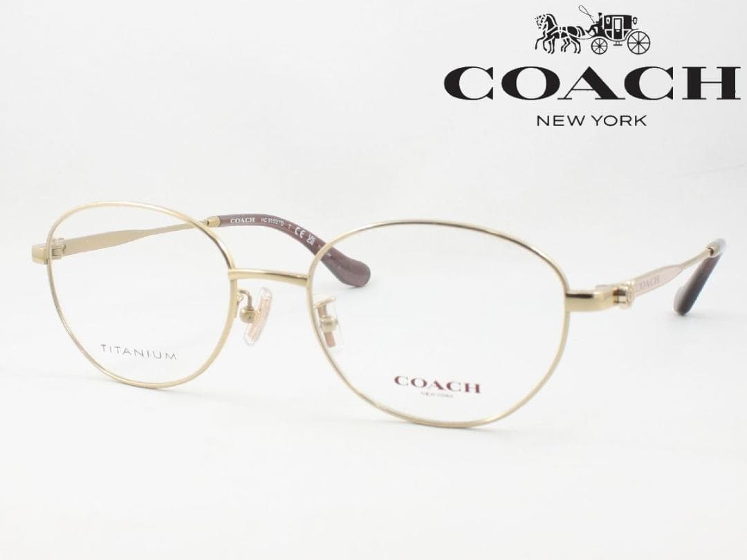 COACH コー HC5153TD-9005(3)超薄型非球面レンズ+3900円 COACH（コーチ） メガネフレーム HC5153TD 9413 53 オーバル ラウンド