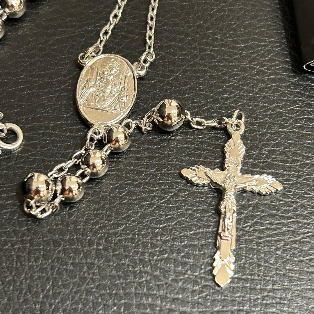 美品】ドルチェ＆ガッバーナ ロザリオ ネックレス シルバー 925 - メルカリ