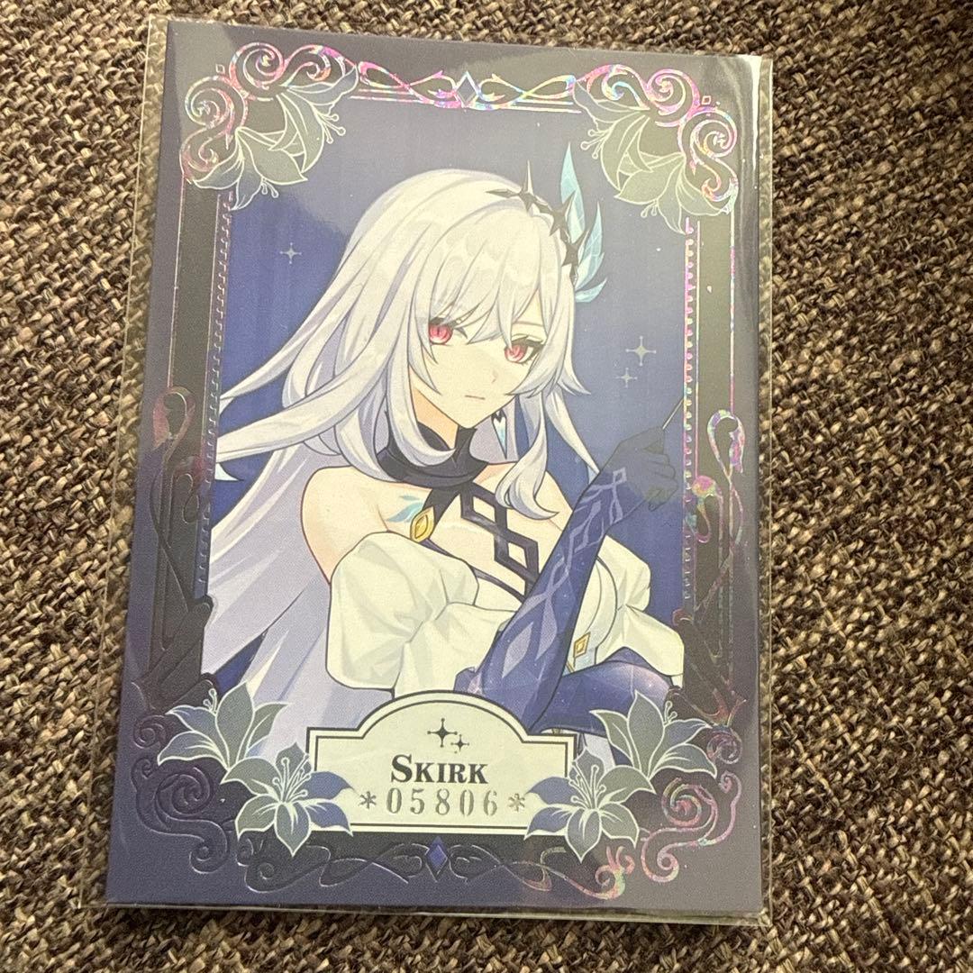 原神 FES 現場限定 購入特典 コレクションカード ステッカー スカーク