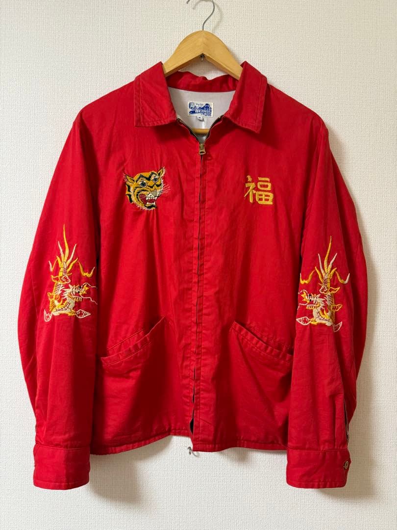 BEAM 赤 スカジャンMサイズ