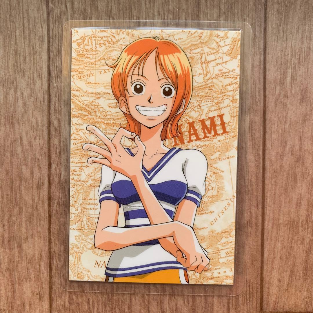 ONE PIECE ワンピース ナミ ラミネートカード ラミカ アニメ 東映 ONE PIECE ワンピース ナミ ラミネートカード ラミカ 美品 - メルカリ