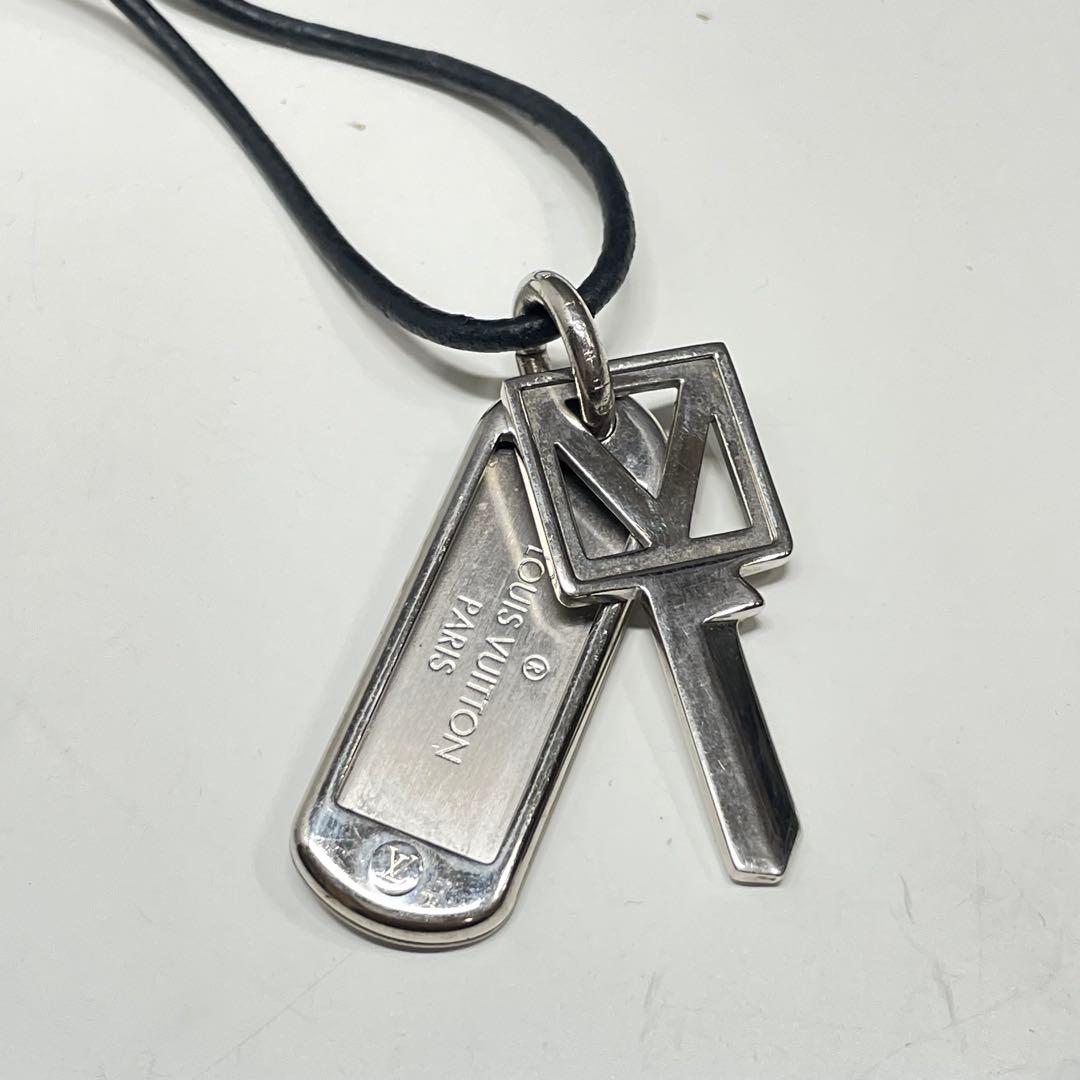 ミ*ト様 Louis Vuitton コリエ・プラーク Vスクエア ネックレスM 楽天市場】【ジュエリー】LOUIS VUITTON ルイ ヴィトン コリエ