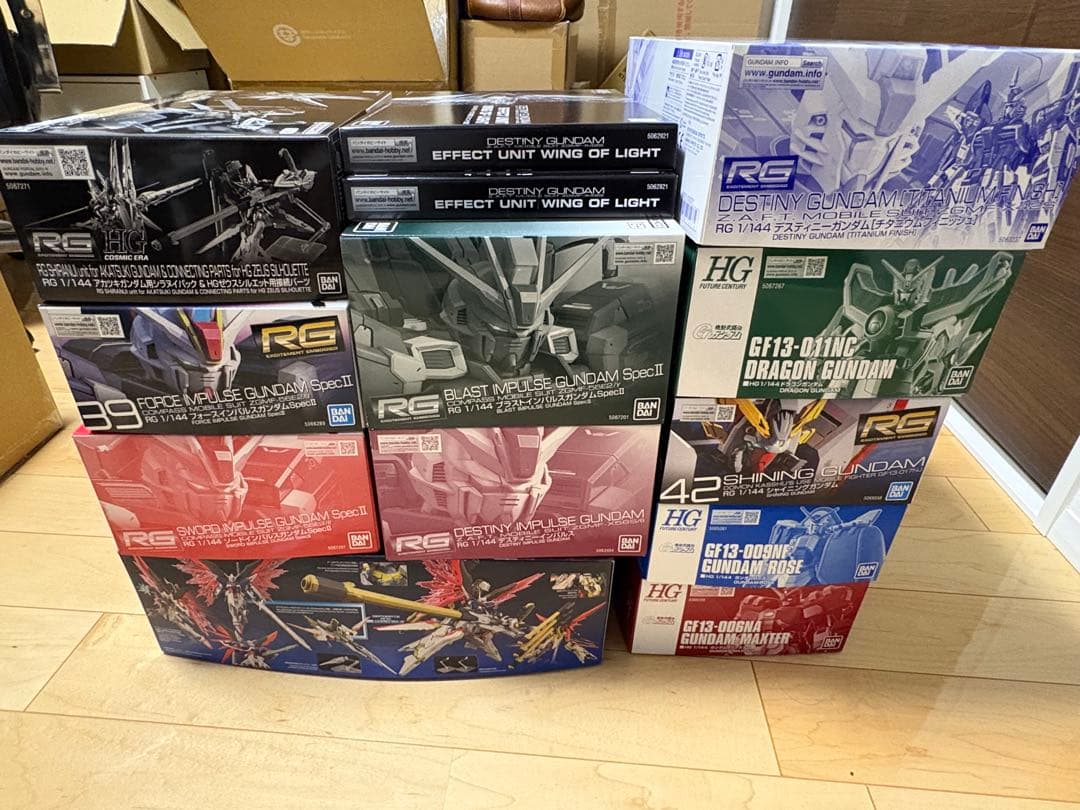 ガンプラセット ゼウスシルエット　RG インパルス SPECII セットなど