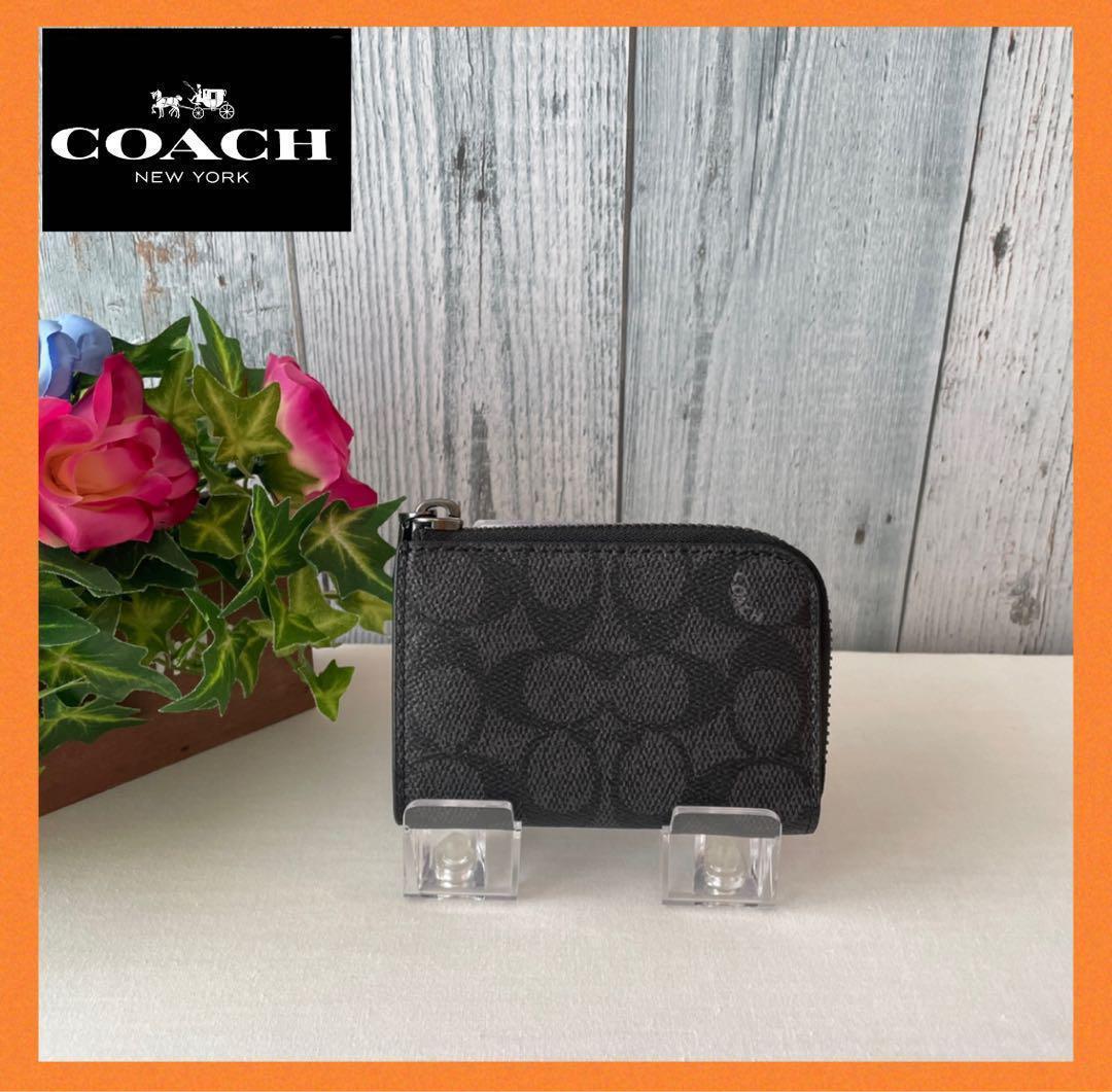 【新品】コーチcoach ケース　ミニ財布　シグネチャー　グレー 楽天市場】コーチ COACH アウトレット ホワイトデー メンズ 小物 キー