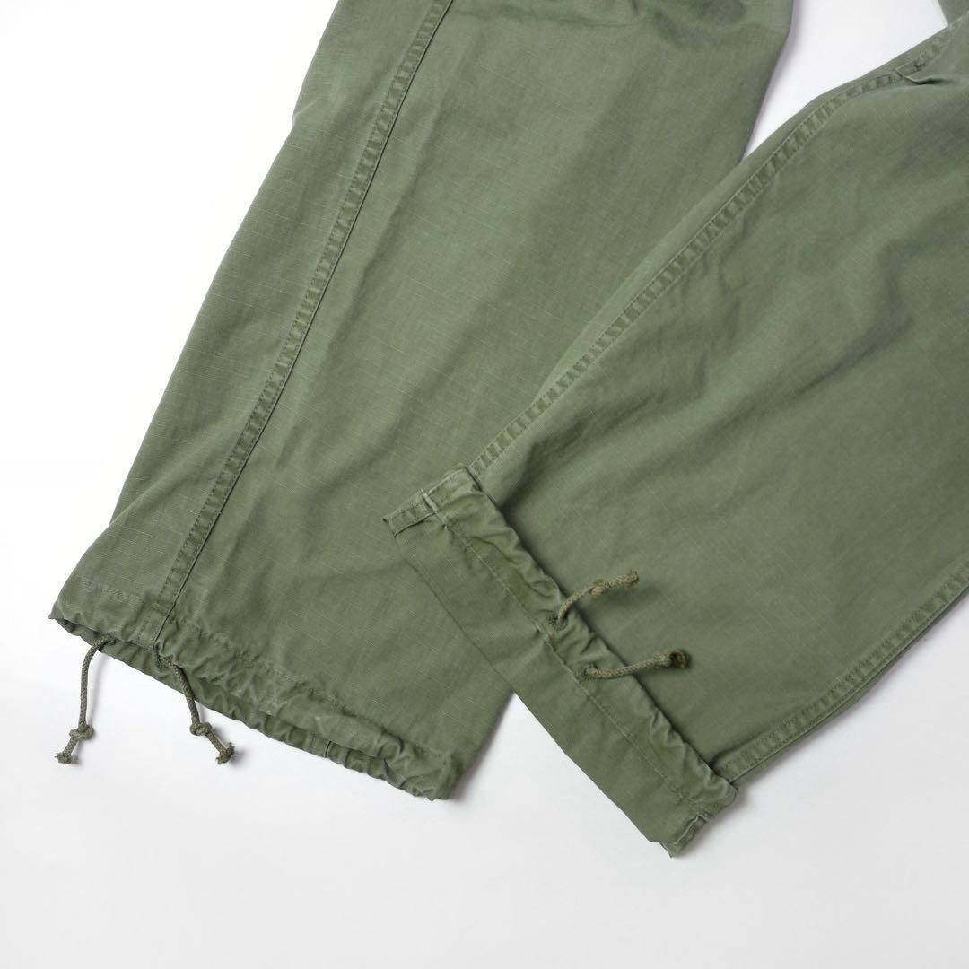 60s70sビンテージ ジャングルファティーグ カーゴパンツ リップストップSR