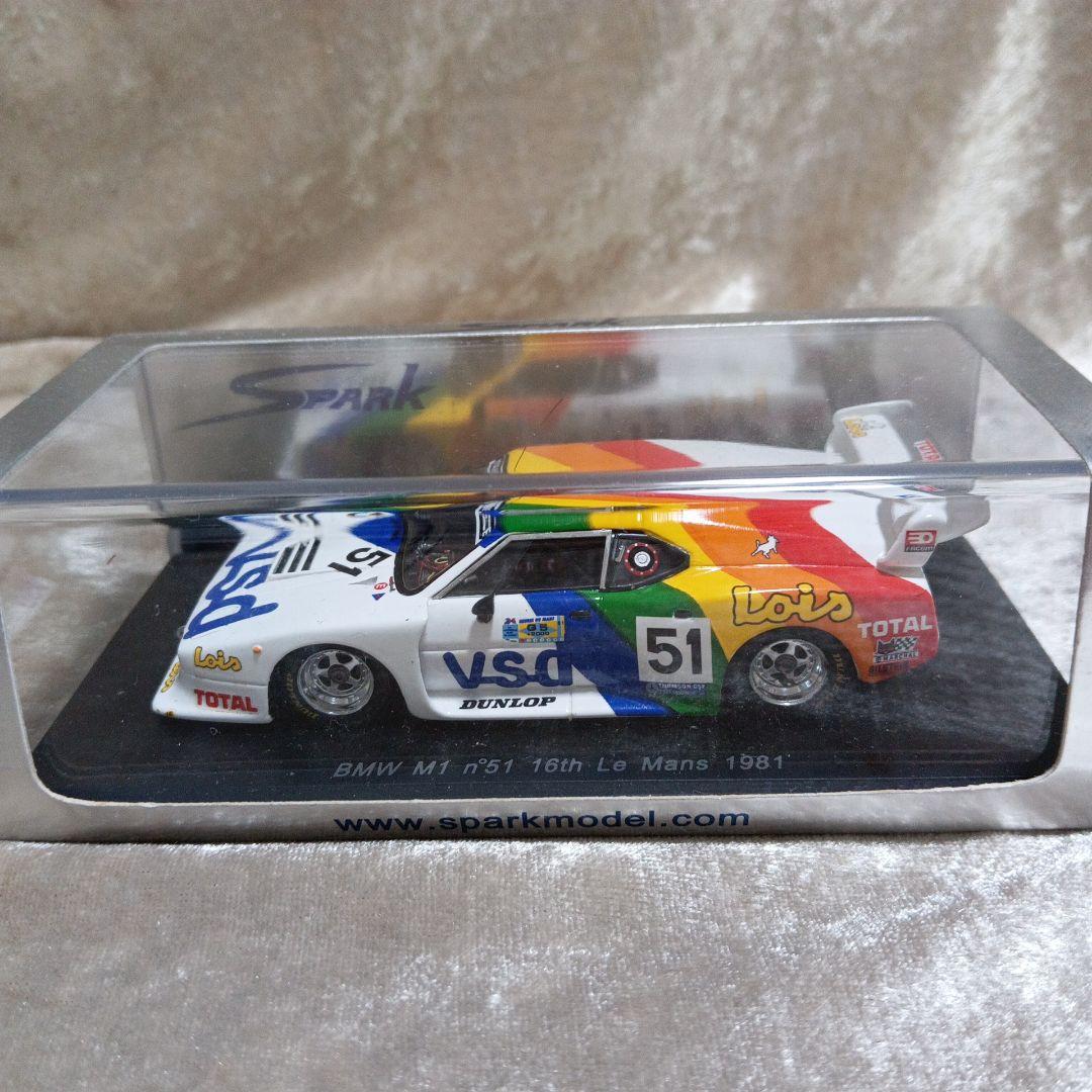 本日特価　 M1 1981年ル・マン ミニカー スパーク 1/43 BMW M1 No.71 1981 ル・マン24時間 C.Danner/L.von