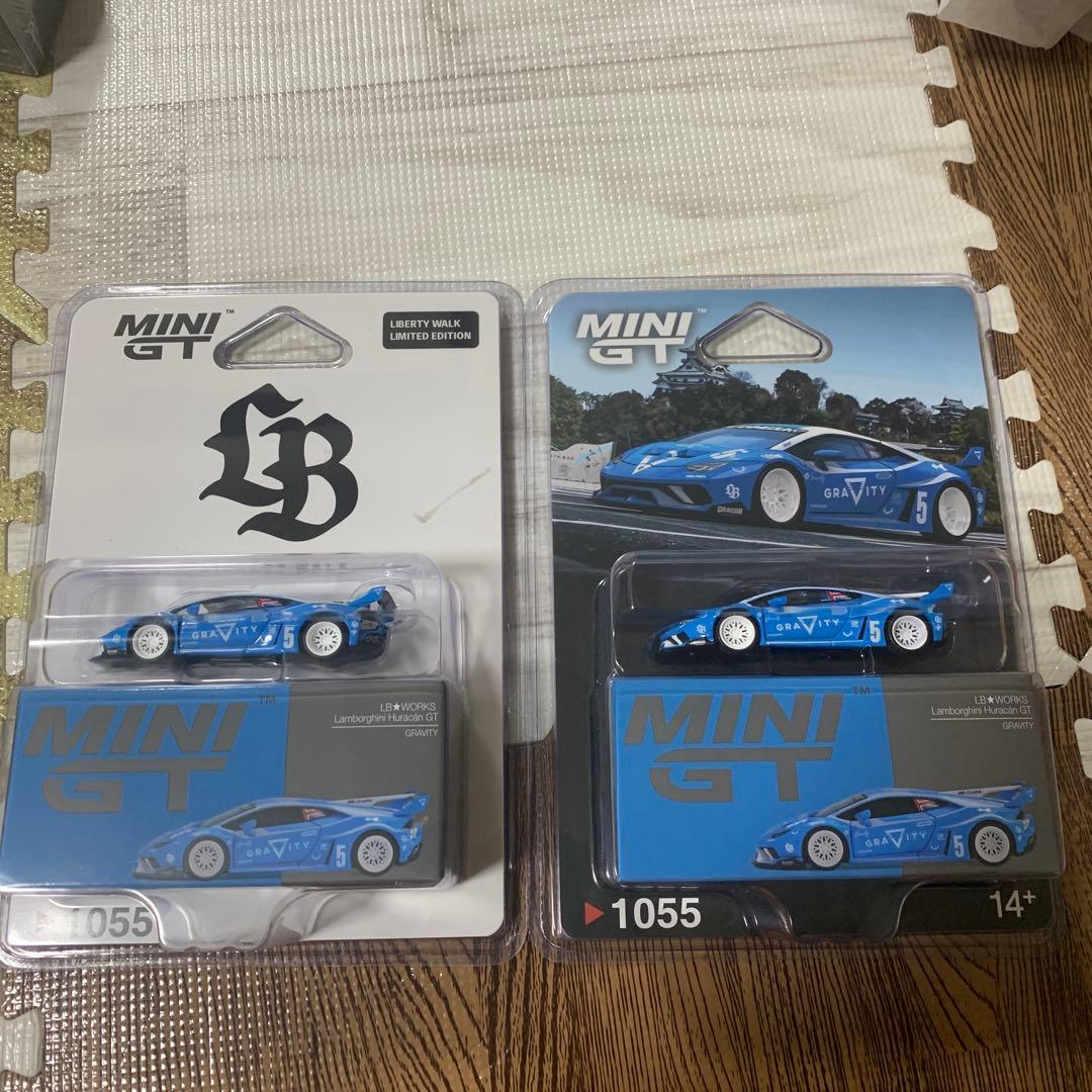 MINI GT 1055 GRAVITY 青 ミニカー 限定版　2台