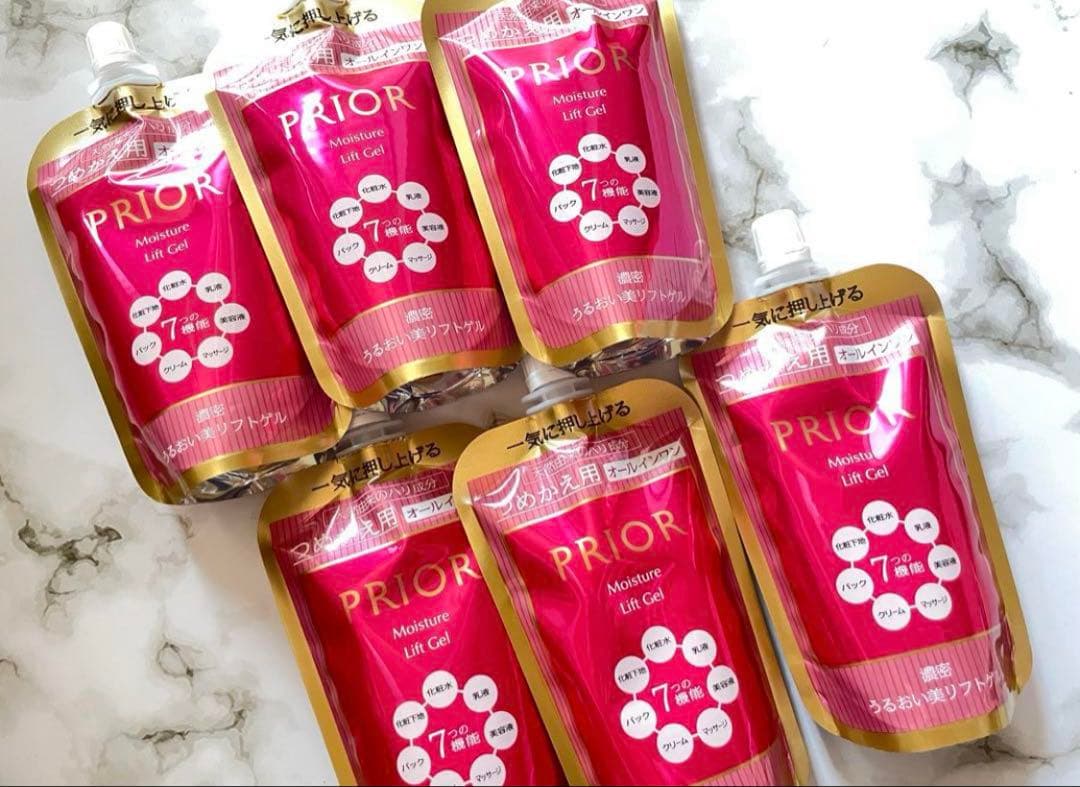 資生堂 プリオール薬用うるおい美リフトゲル つめかえ用 105mL 6個セット