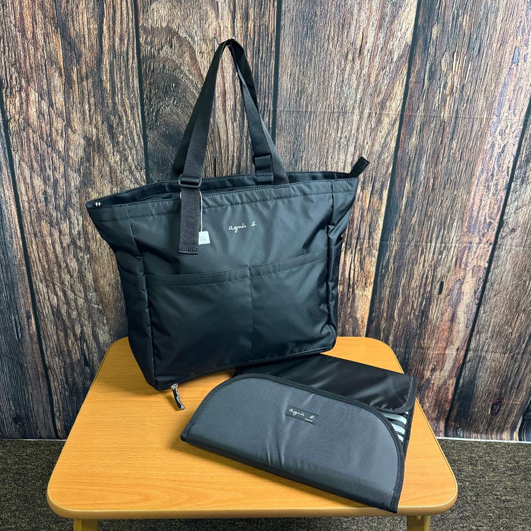 未使用 アニエスベー ペアレンツバッグ マザーズバッグ agnes b.