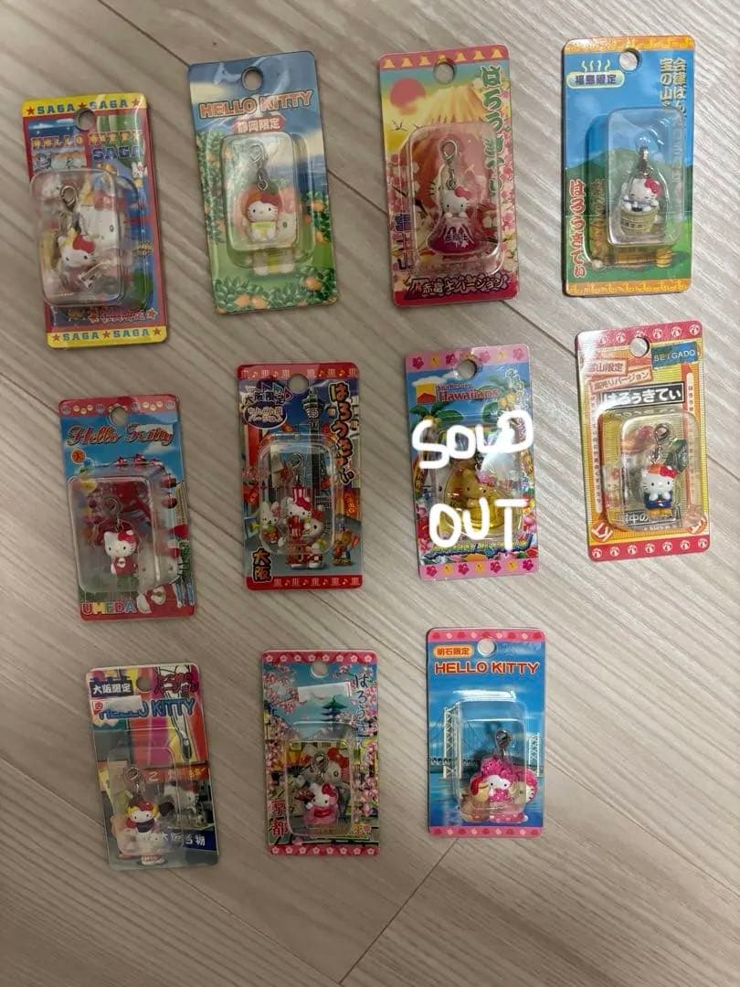 ハローキティ ストラップ 11個セット