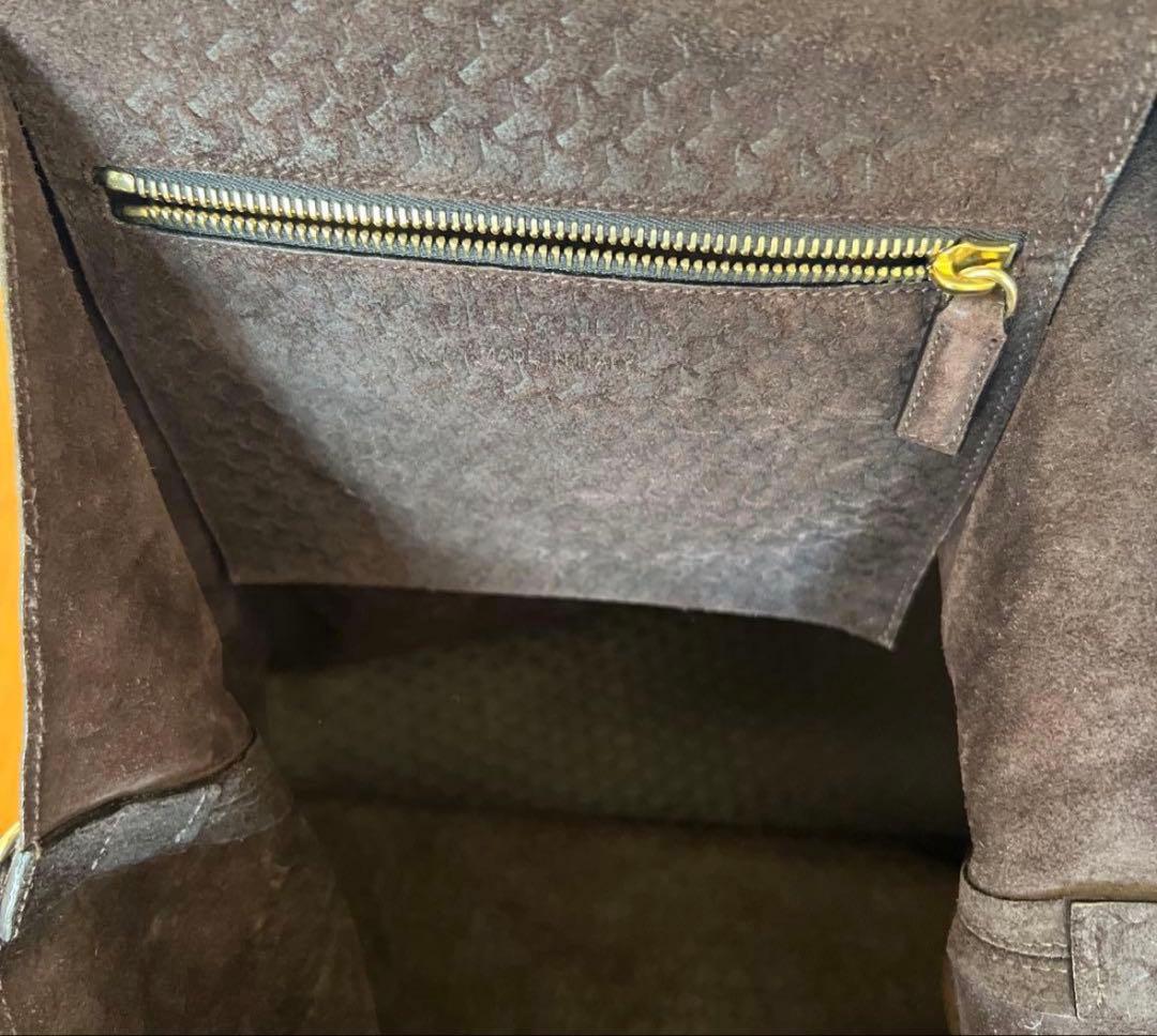 ジルサンダー JII SANDER スエードトートバッグ 2WAY ブラウン