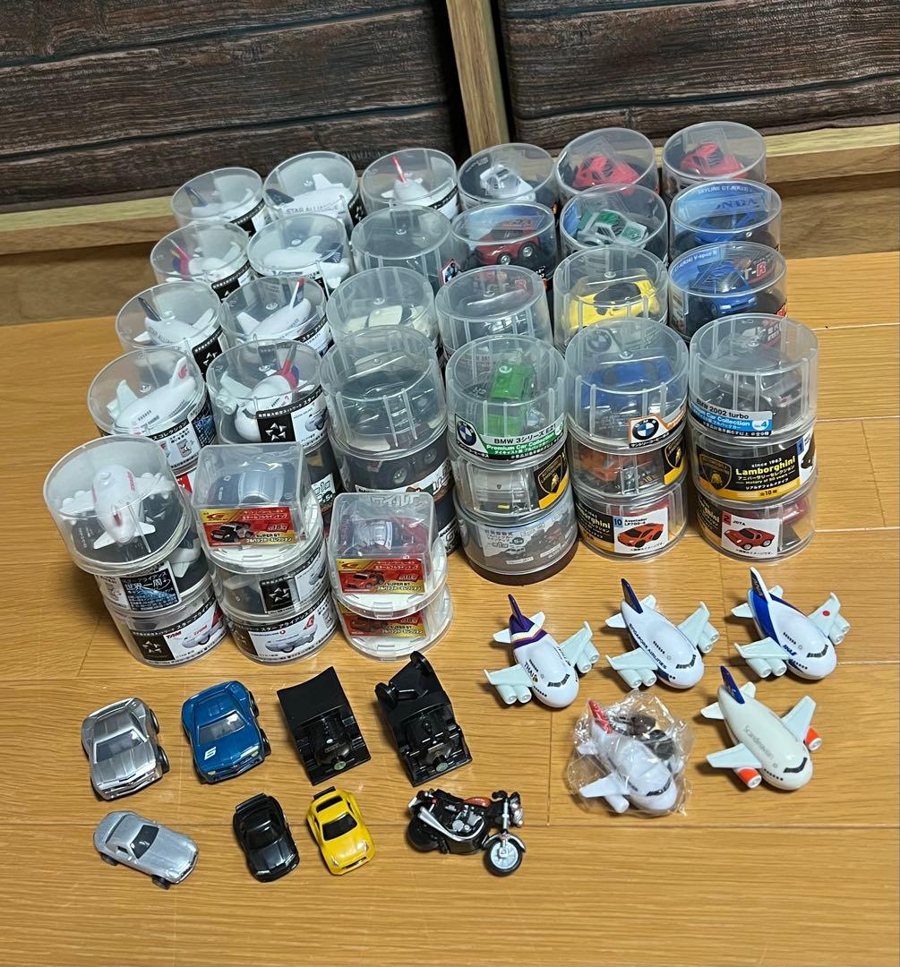 缶コーヒー(BOSS/WONDA)ミニカー/飛行機/機関車 等 93個セット