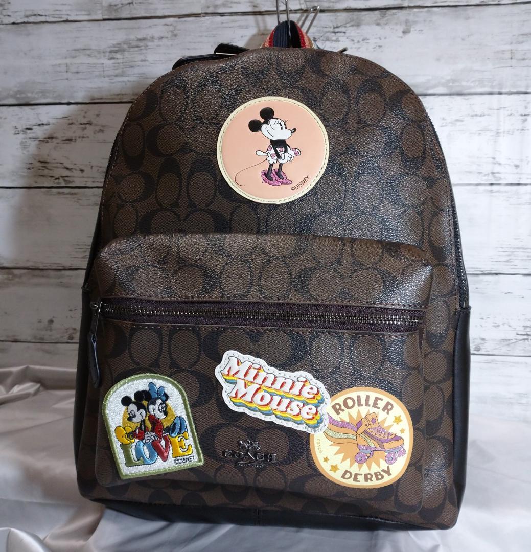 【新品未使用】COACH　コーチ　リュック　　レディース　ディズニーF29355