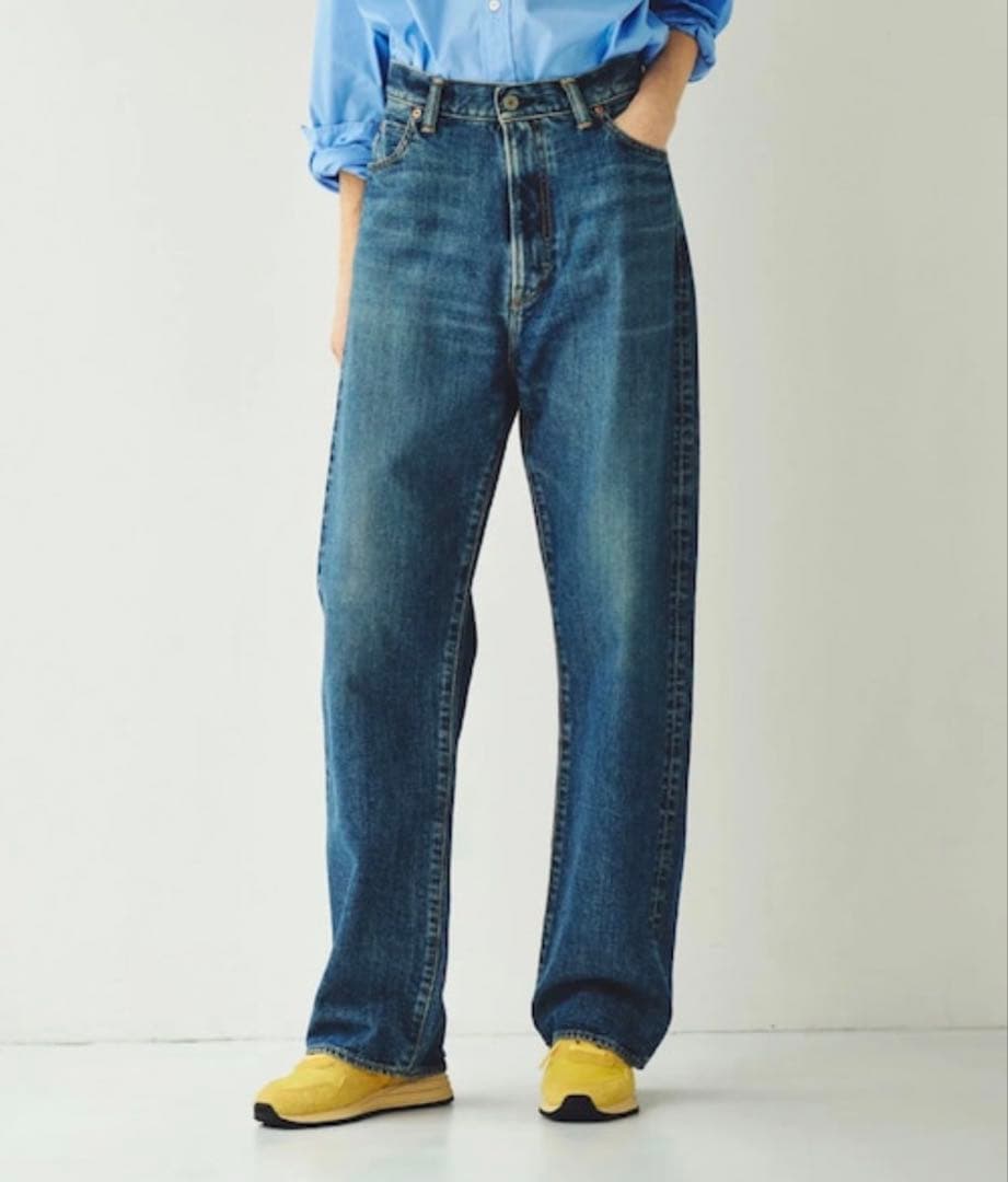 シンゾーン　マリリンデニムP0 MARILYN DENIM ブルー Shinzone（シンゾーン）】MARILYN DENIM(BLUE) デニムパンツ