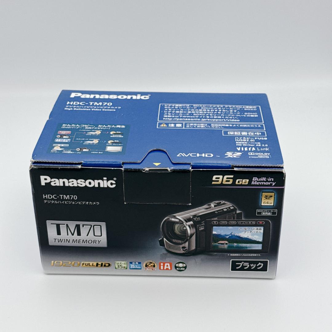 未使用級✨Panasonic デジタルハイビジョンビデオカメラ HDC-TM70
