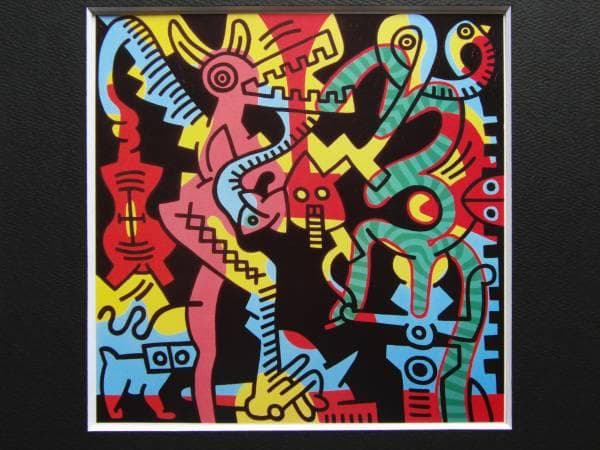 Keith Haring、Mom、希少レゾネ、新品額装付、アート