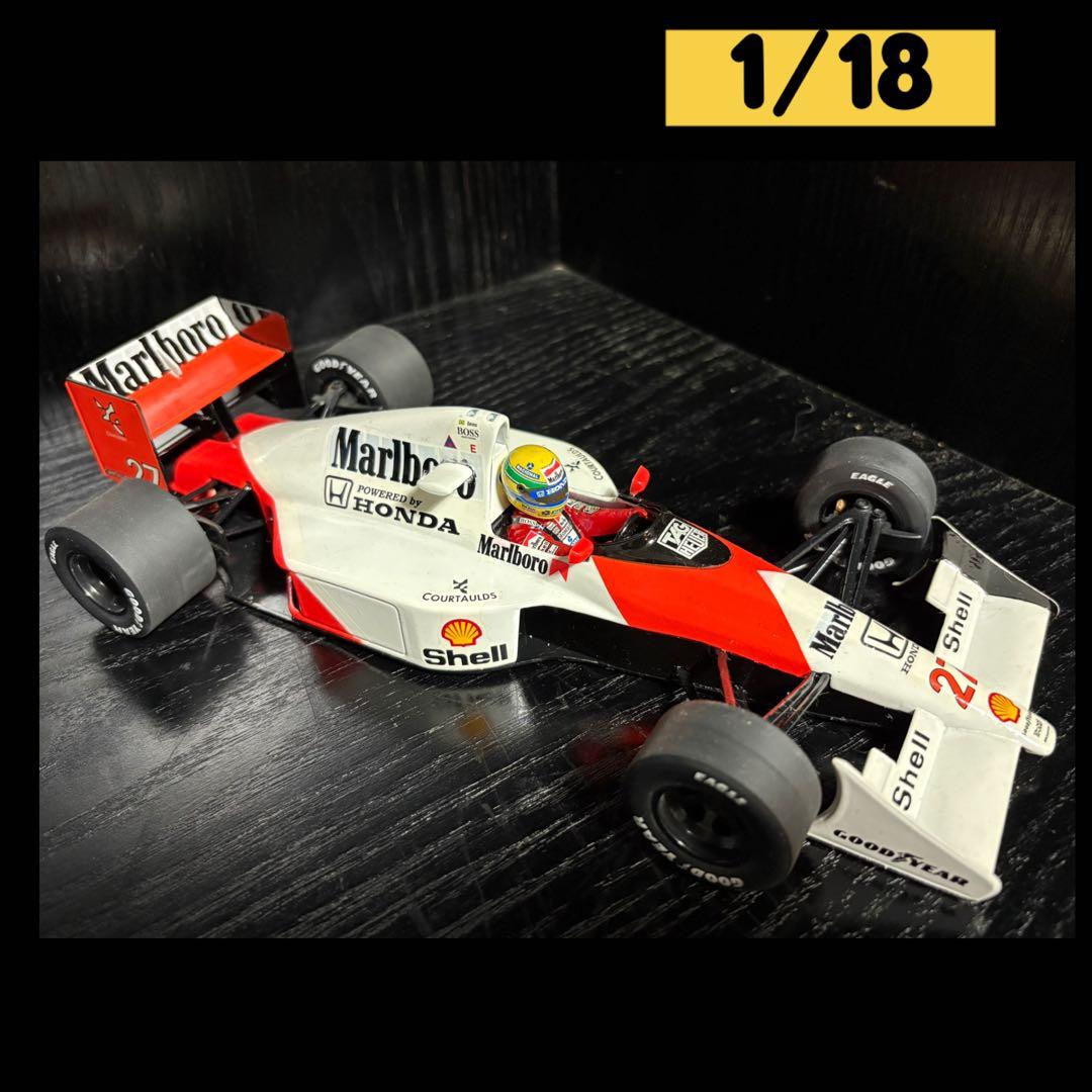 アイルトンセナ マクラレンHONDA スケール1/18
