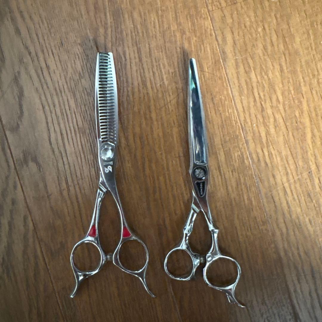 セニングシザー(すきバサミ) 標準サイズ シルバー 送料無料】【プロ仕様】トリミングシザー セニング スキ ドリーム産業